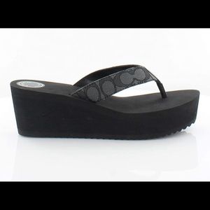 Coach Jen platforms sandals sz: 7